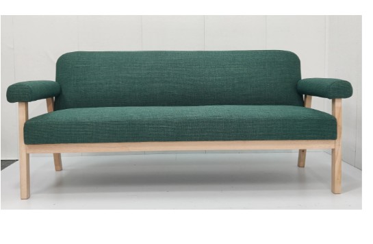 Ventaja del sofá cubierto de tela sala de estar sofá nórdico simple de 3 plazas
